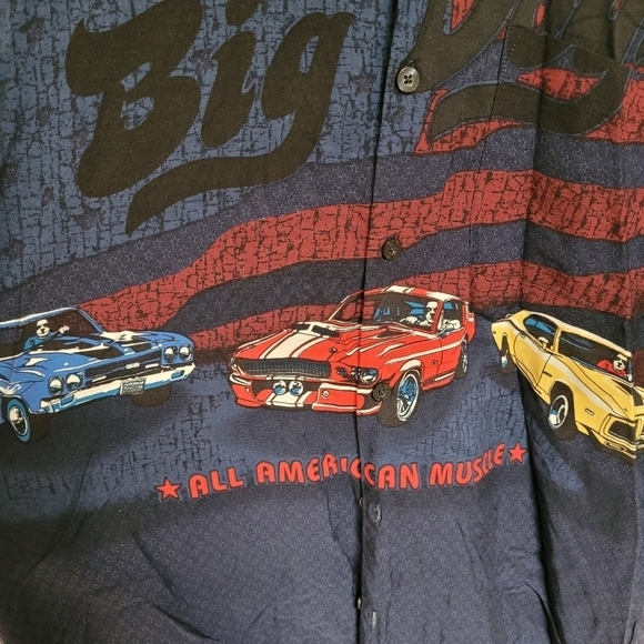 Big Dogs Muscle Car Button Up Shirt - Picture 3 of 5